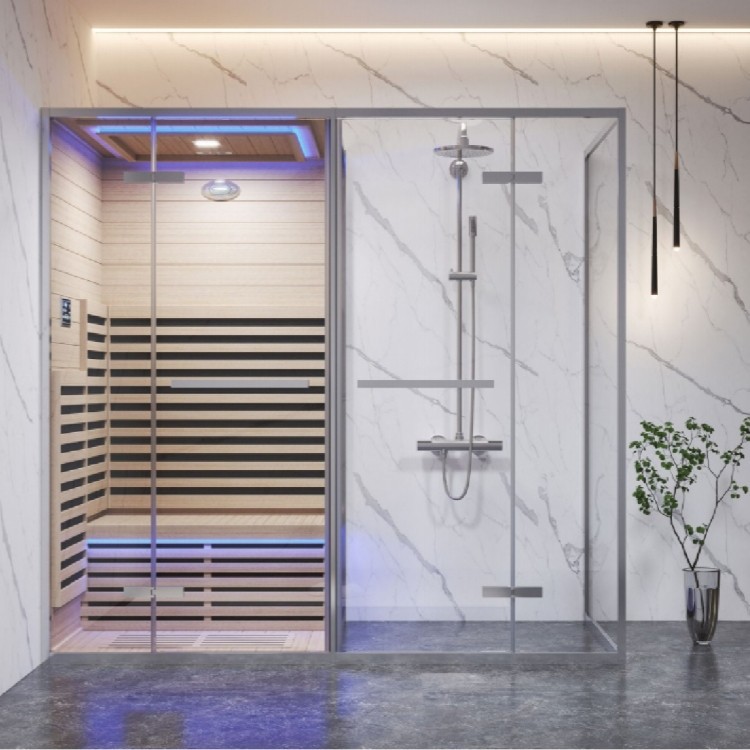 Infrared Sauna Shower Combo